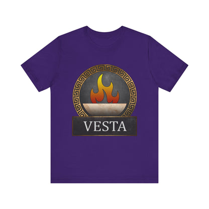Team Purple / S Vesta Roman Goddess Symbol T-Shirt