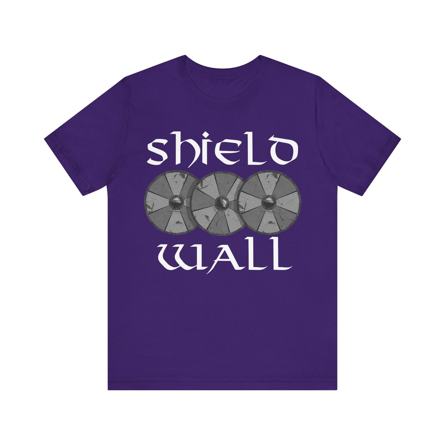 Team Purple / S Viking Shield Wall Norse Warrior T-Shirt