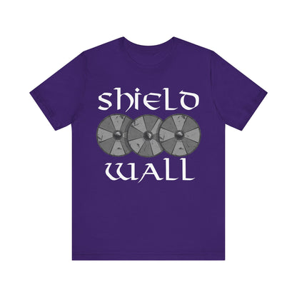 Team Purple / S Viking Shield Wall Norse Warrior T-Shirt