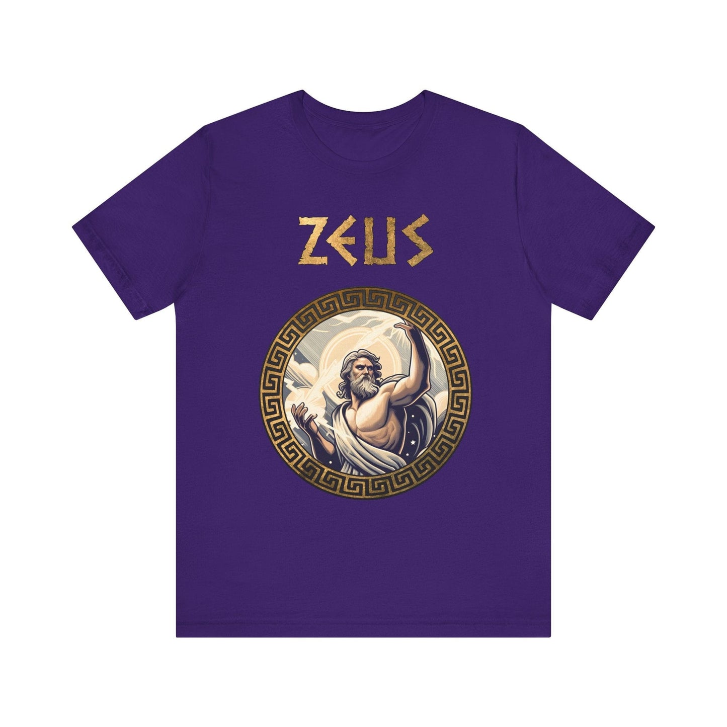 Team Purple / S Zeus King of the Greek Gods T-Shirt