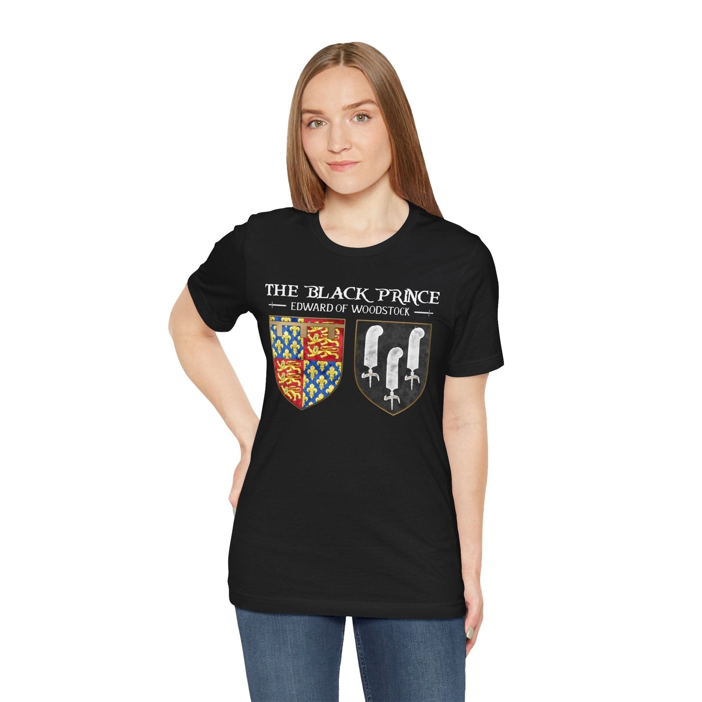 The Black Prince - Edward of Woodstock Heraldry T-Shirt