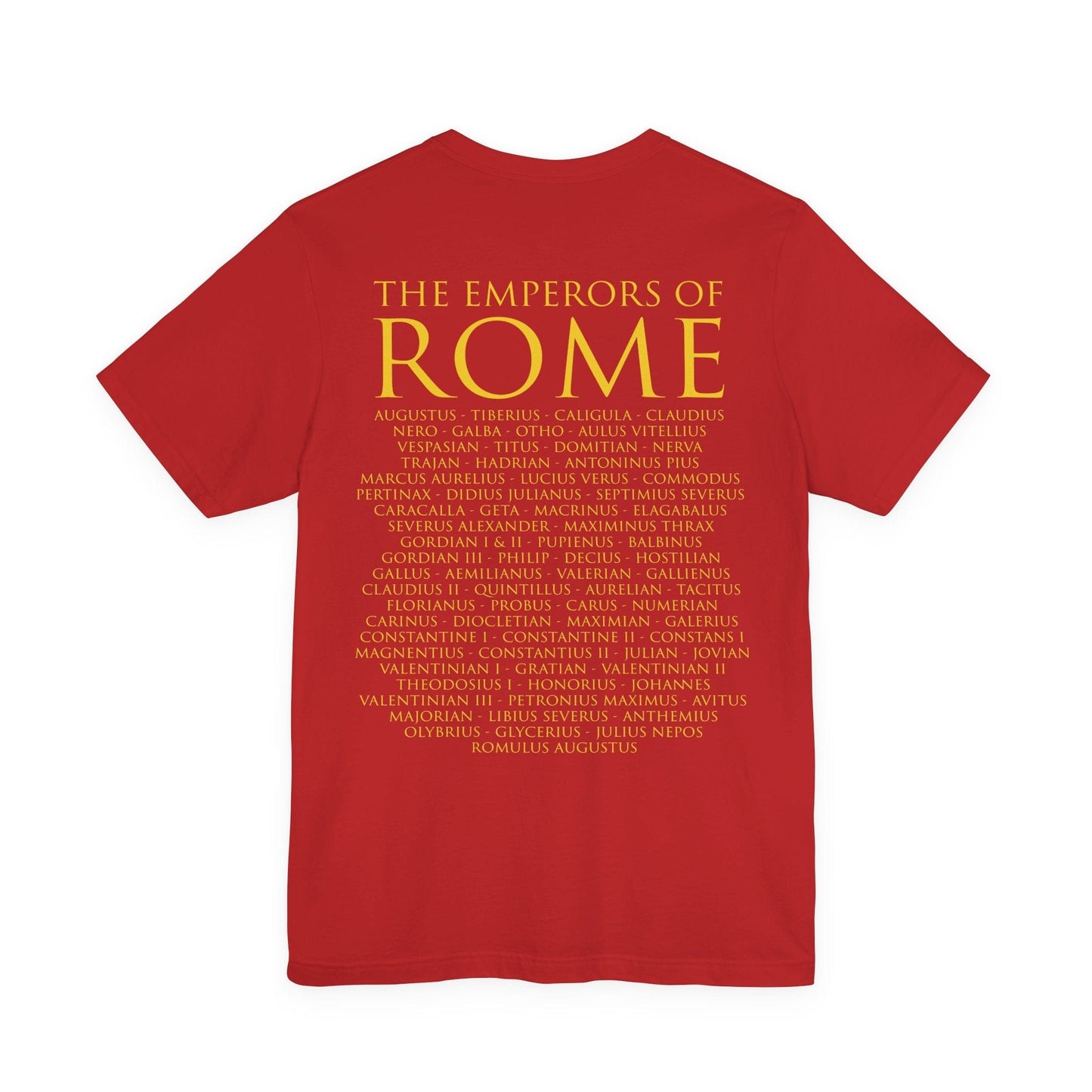 The Emperors of Rome - Double Sided T-Shirt