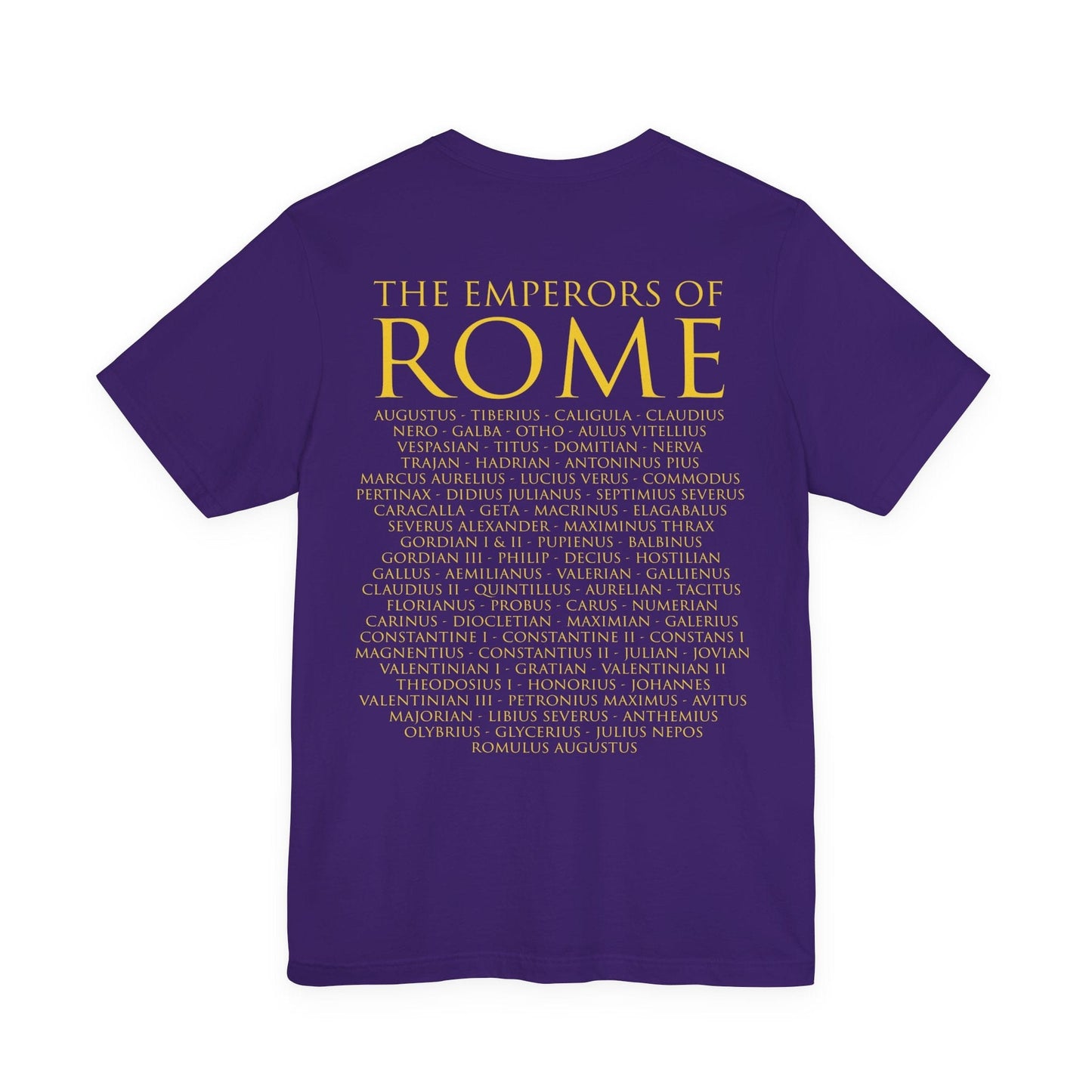 The Emperors of Rome - Double Sided T-Shirt
