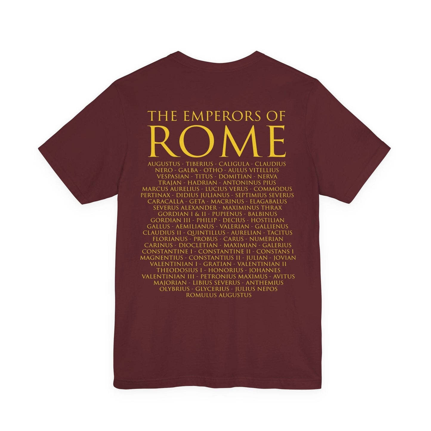 The Emperors of Rome - Double Sided T-Shirt