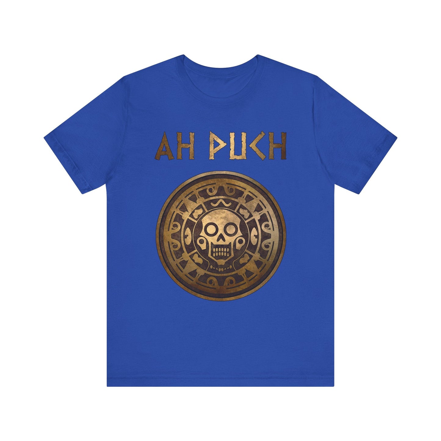 True Royal / S Ah Puch Mayan God of Death Symbol T-shirt