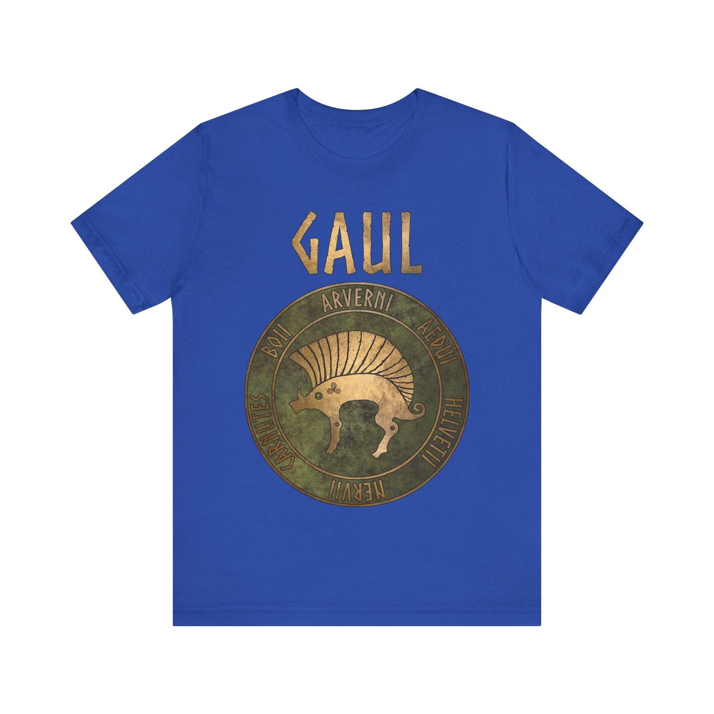 True Royal / S Gaul Ancient Tribes of Gaul Boar Gaelic History T-shirt