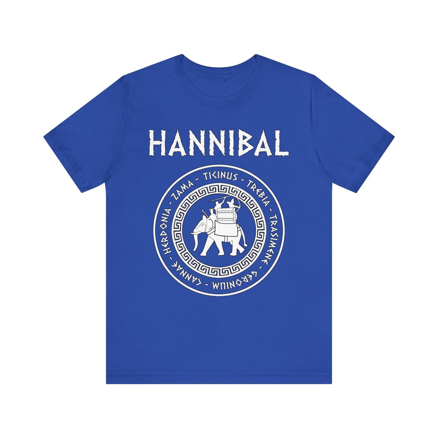 True Royal / S Hannibal Barca 2nd Punic War Battles War Elephant Symbol T-Shirt