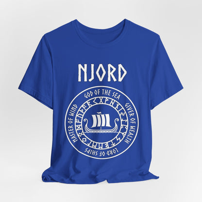 True Royal / S Njord Norse God of the Sea T-Shirt