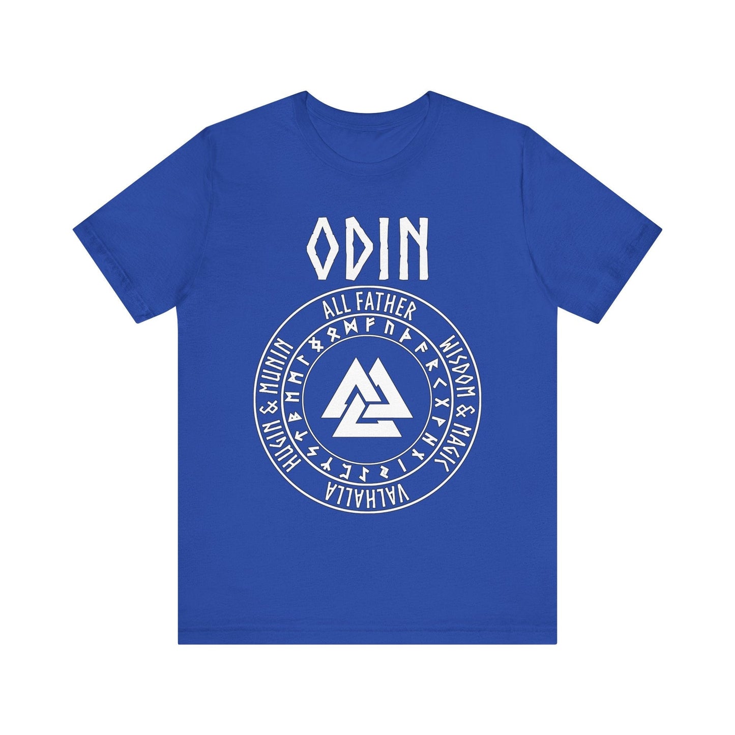 True Royal / S Odin Norse God with Futhark Runes T-shirt