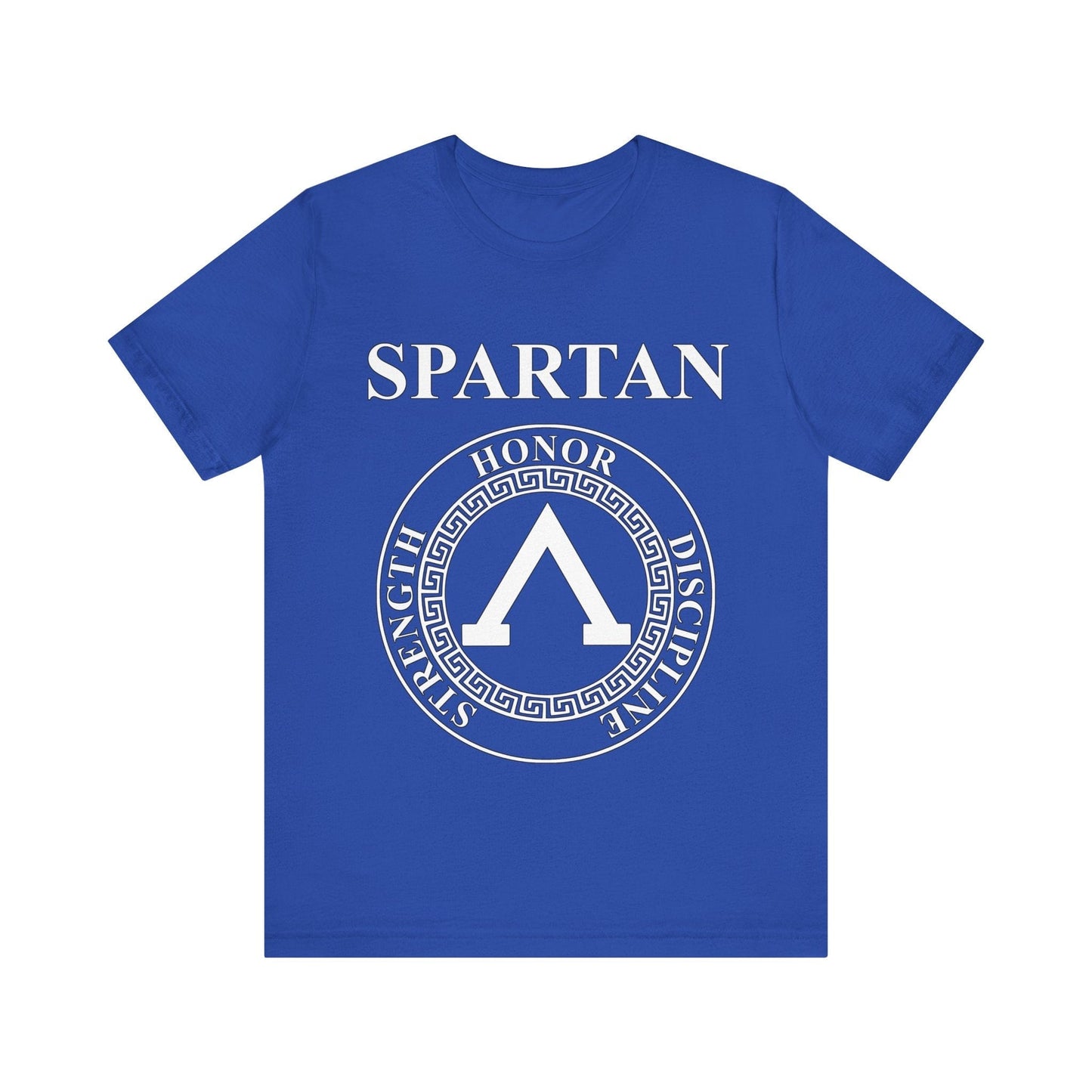 True Royal / S Spartan Warrior Virtues of Sparta Lambda T-shirt