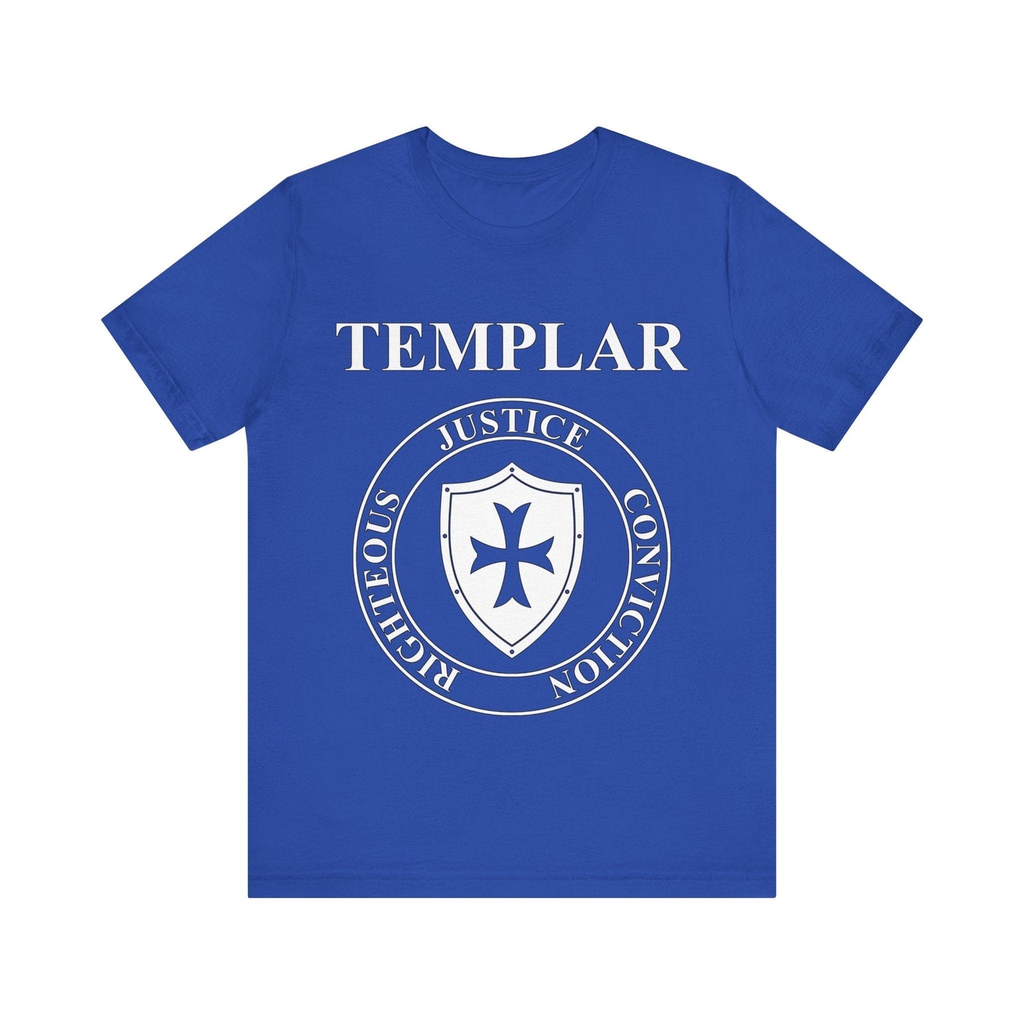 True Royal / S Templar Virtues of the Knights Templar Shield T-shirt