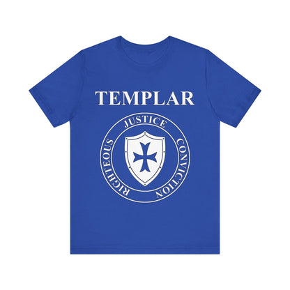 True Royal / S Templar Virtues of the Knights Templar Shield T-shirt