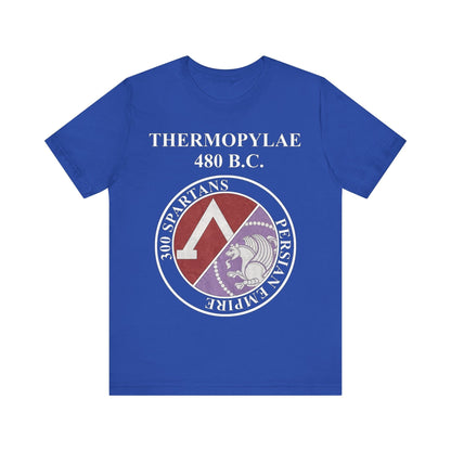 True Royal / S Thermopylae Sparta vs Persia Famous Battle T-shirt