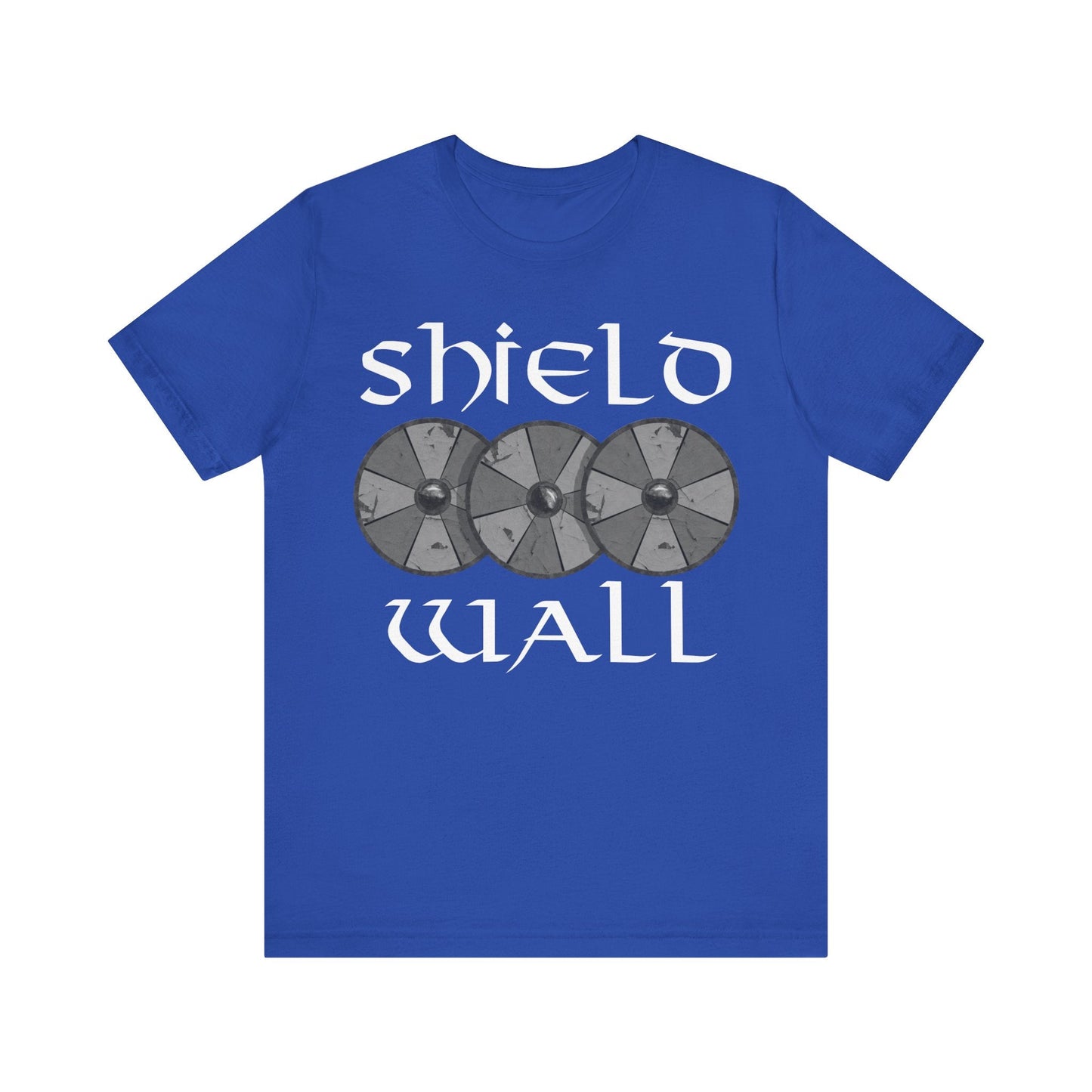 True Royal / S Viking Shield Wall Norse Warrior T-Shirt
