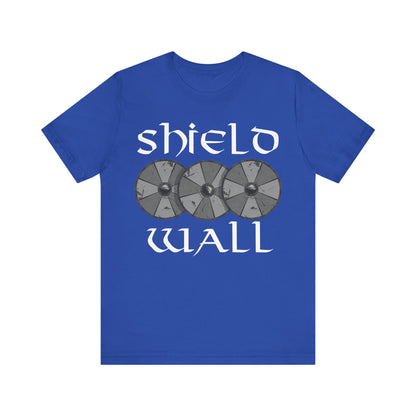 True Royal / S Viking Shield Wall Norse Warrior T-Shirt