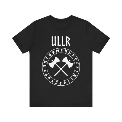 Ullr Norse God with Runes T-shirt
