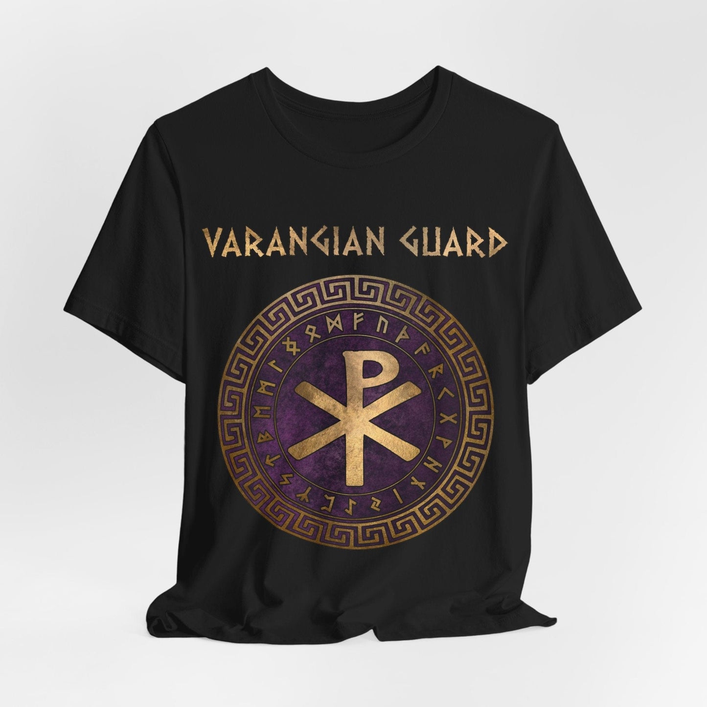 Varangian Guard Byzantine Empire Chi Rho with Runes T-Shirt