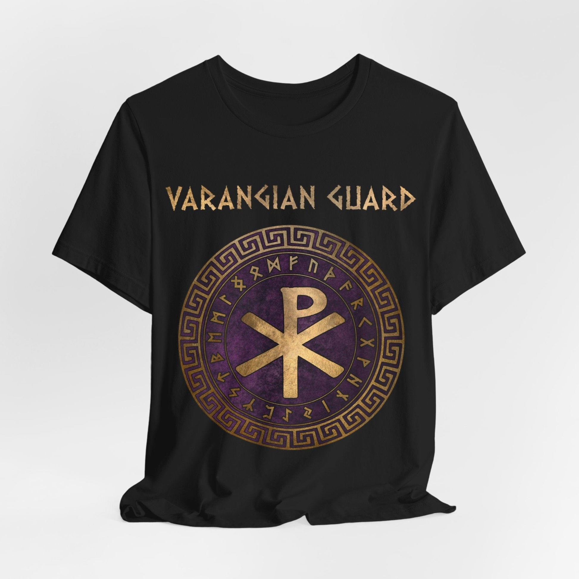 Varangian Guard Byzantine Empire Chi Rho with Runes T-Shirt