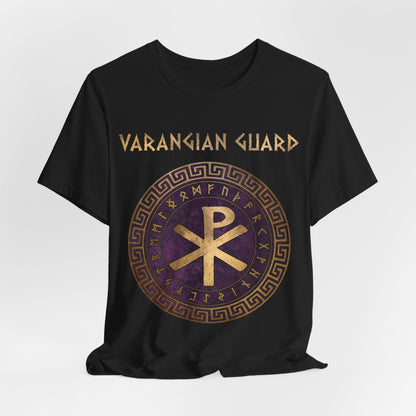 Varangian Guard Byzantine Empire Chi Rho with Runes T-Shirt