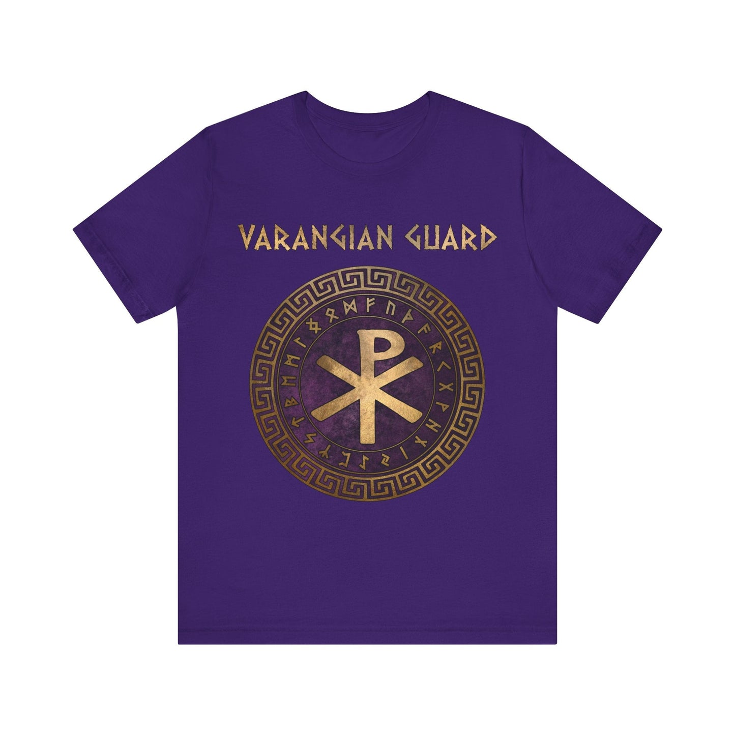 Varangian Guard Byzantine Empire Chi Rho with Runes T-Shirt