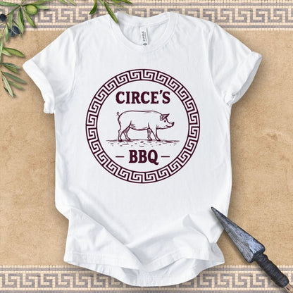 White / 2XL Circe's BBQ T-Shirt