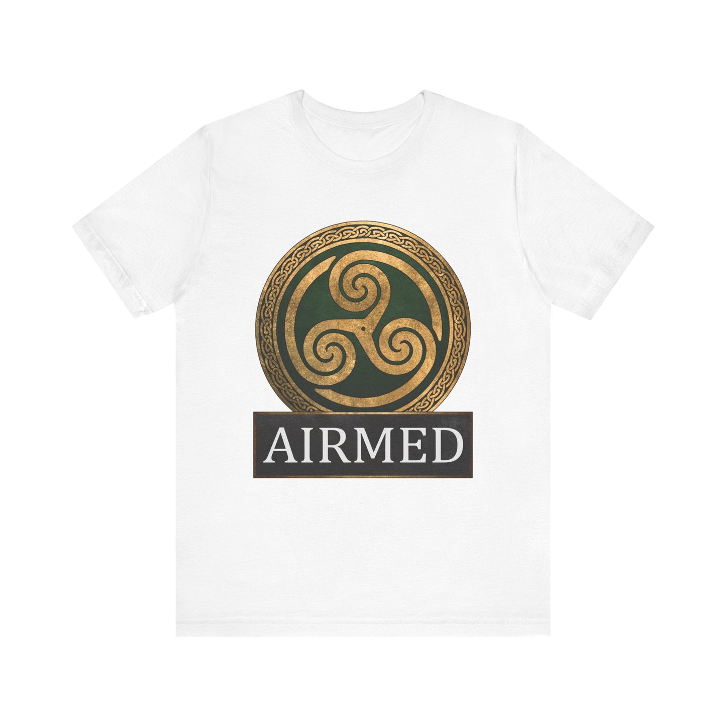 White / S Airmed Celtic Goddess T-Shirt