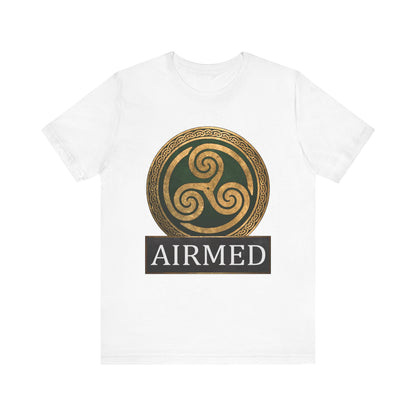 White / S Airmed Celtic Goddess T-Shirt