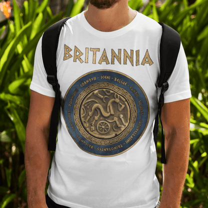 White / S Ancient Britannia Tribes T-shirt