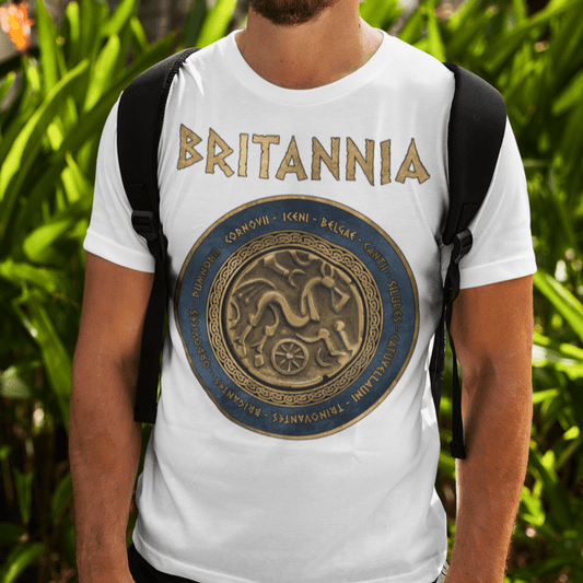White / S Ancient Britannia Tribes T-shirt