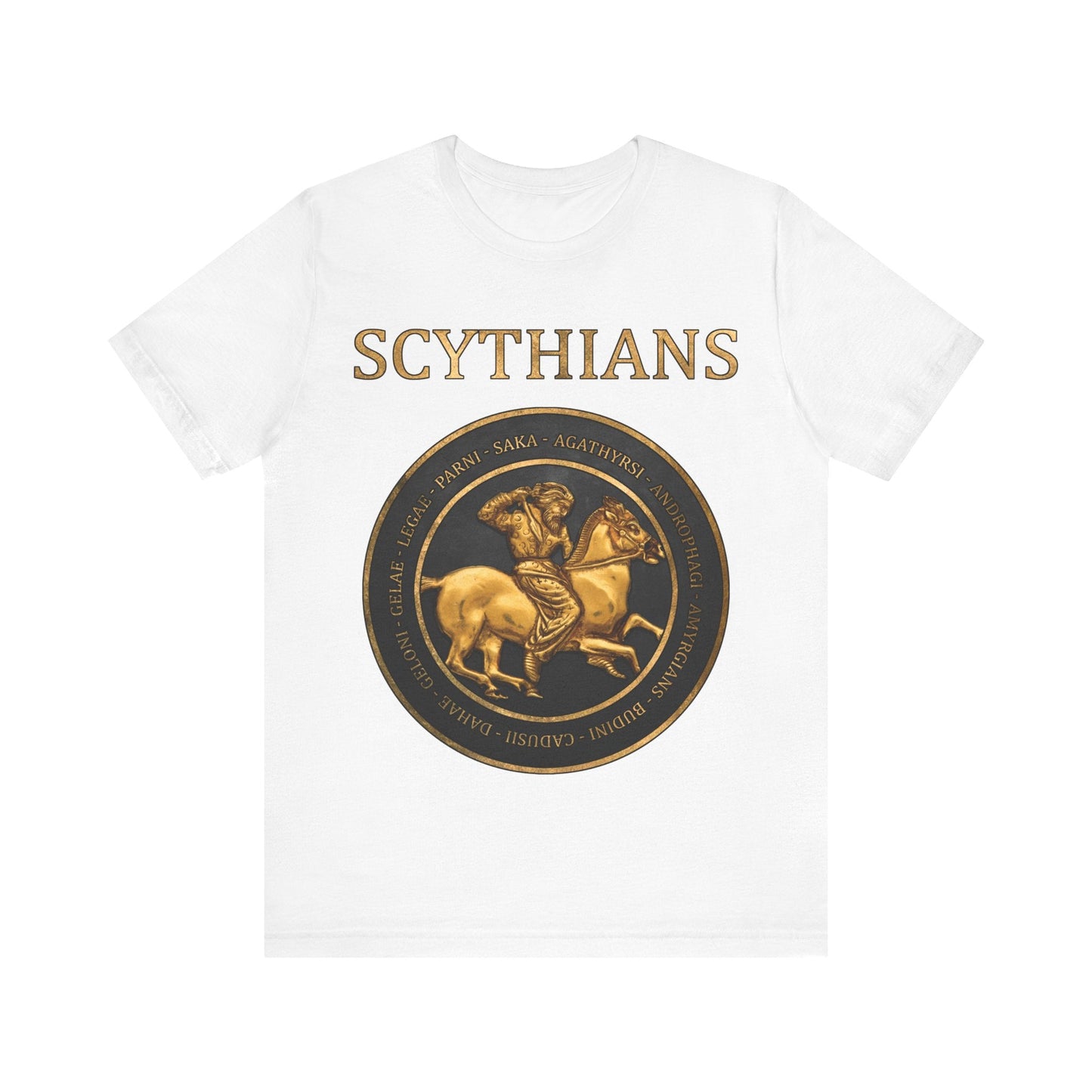 White / S Ancient Scythian Tribes T-Shirt