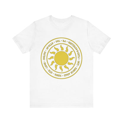 White / S Ancient Sun Gods T-Shirt