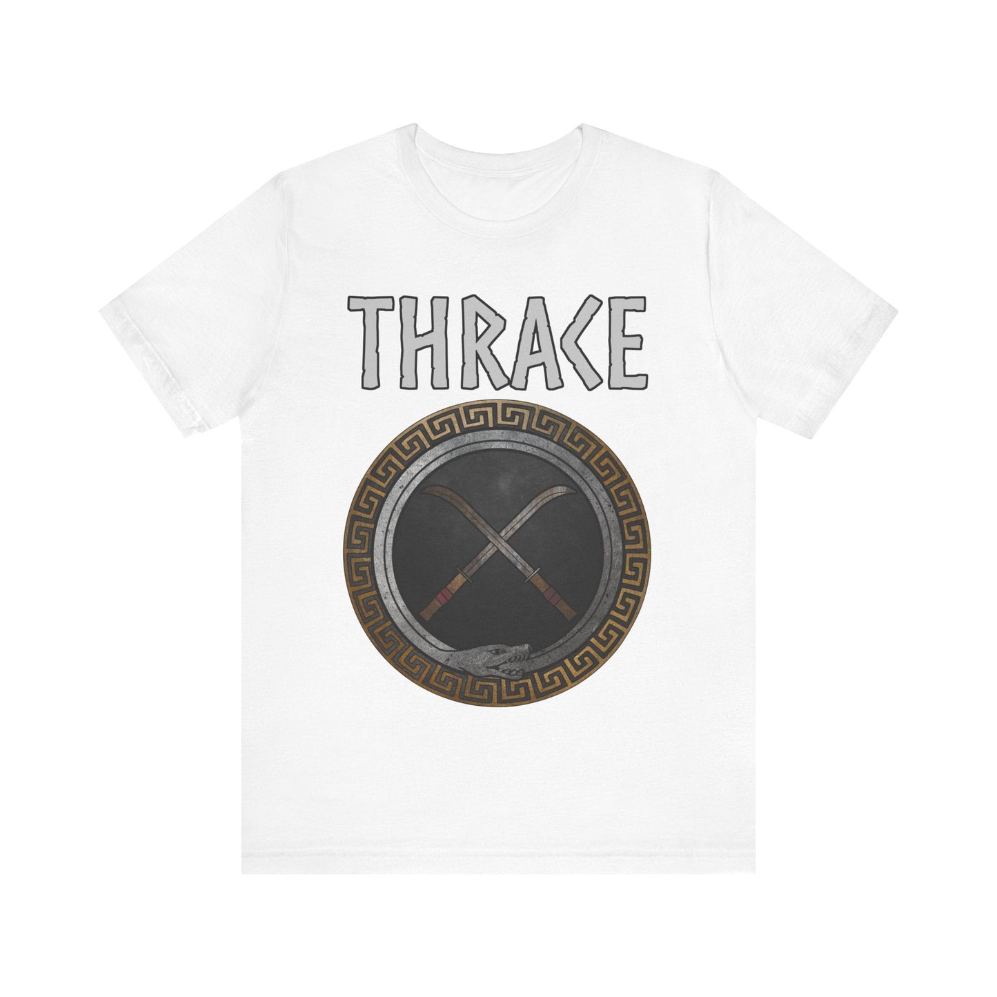 White / S Ancient Thrace Rhomphaia T-Shirt