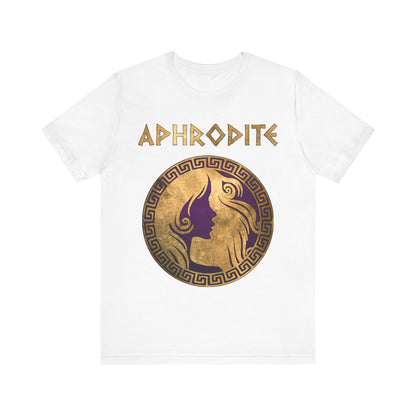 White / S Aphrodite Greek Goddess of Love and Beauty T-shirt