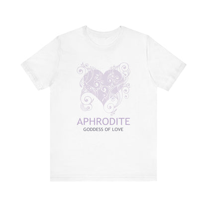 White / S Aphrodite Greek Goddess of Love T-shirt