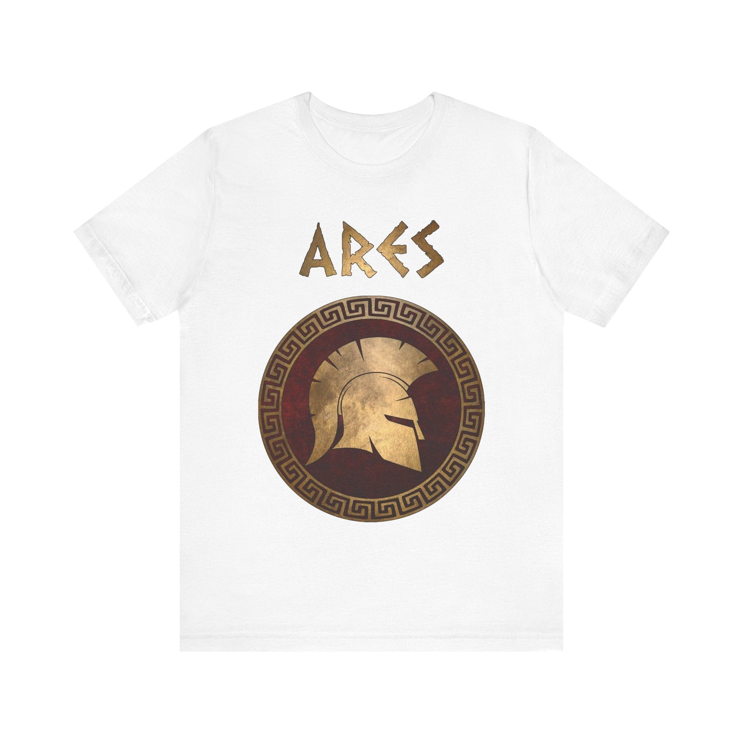 White / S Ares Ancient Greek God of War T-Shirt