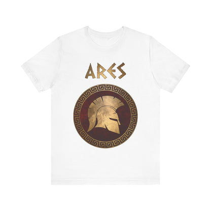 White / S Ares Ancient Greek God of War T-Shirt