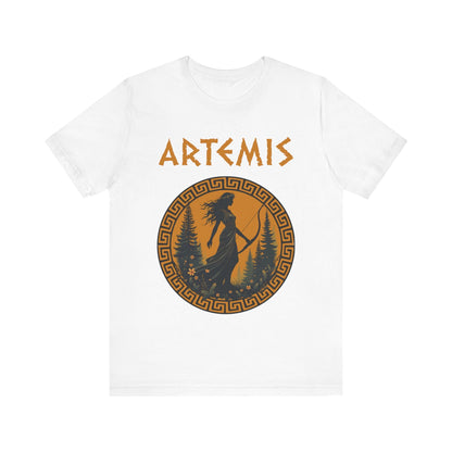 White / S Artemis Ancient Greek Goddess T-shirt