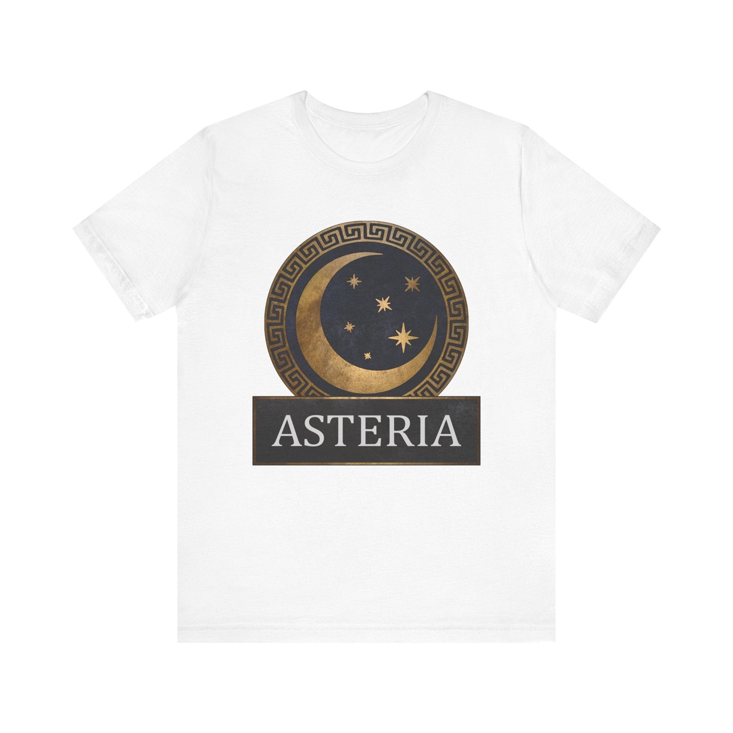 White / S Asteria Greek Goddess of the Stars T-Shirt