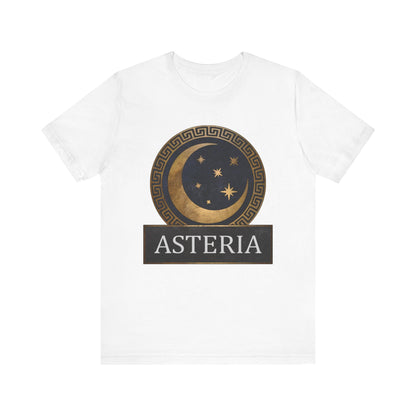 White / S Asteria Greek Goddess of the Stars T-Shirt