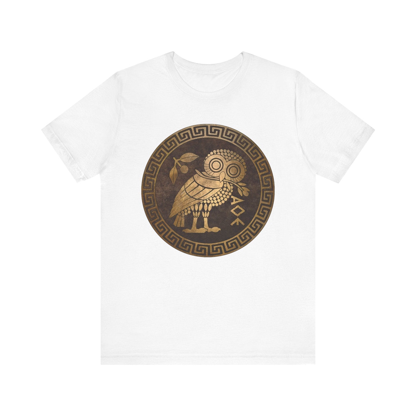 White / S Athenian Owl T-Shirt