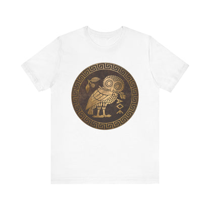 White / S Athenian Owl T-Shirt