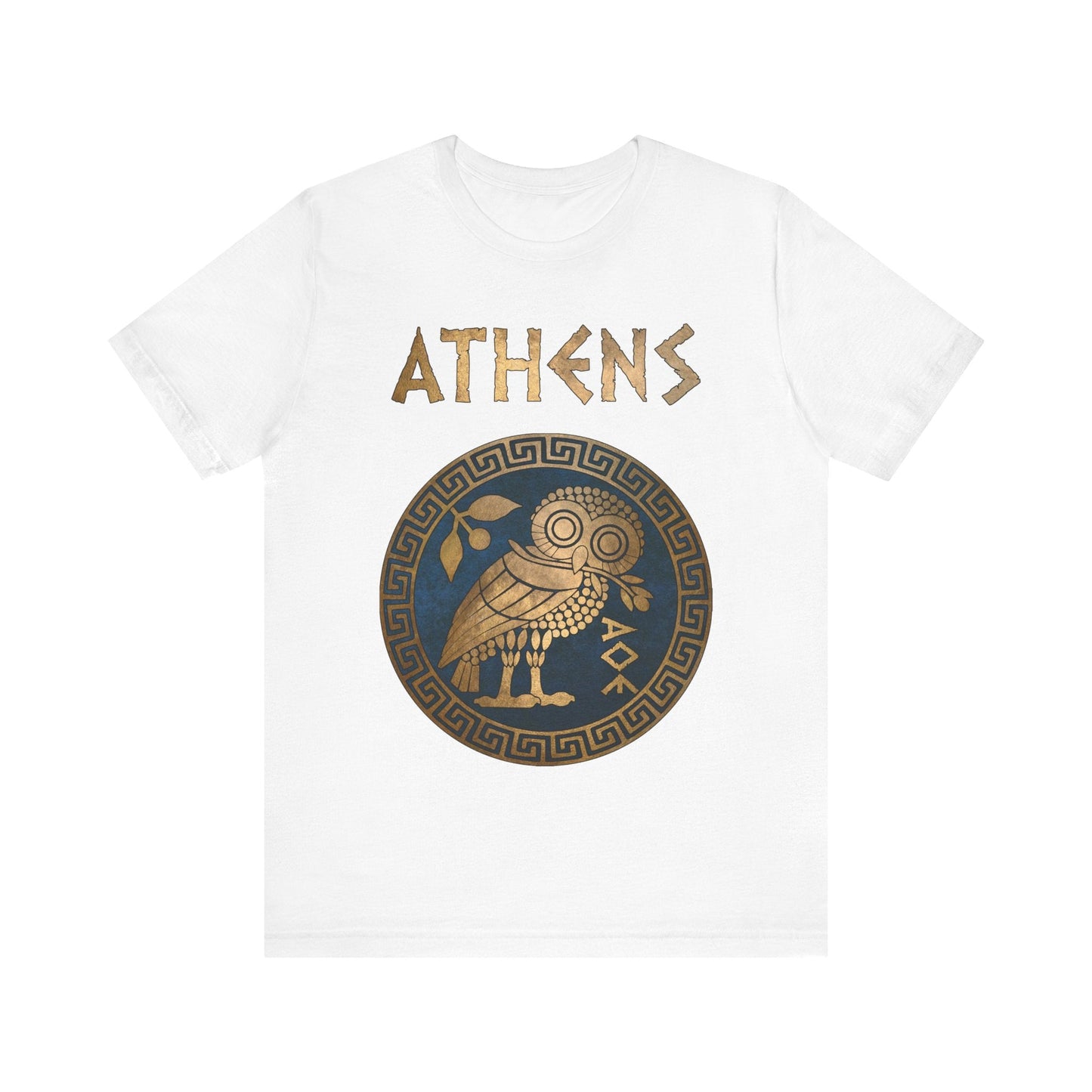 White / S Athens Athenian Owl T-Shirt