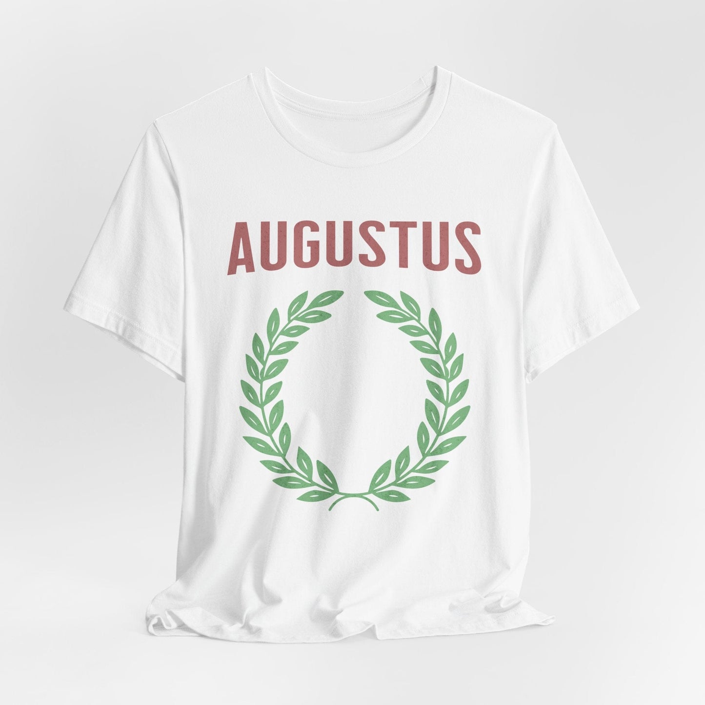 White / S Augustus Emperor of Rome T-Shirt