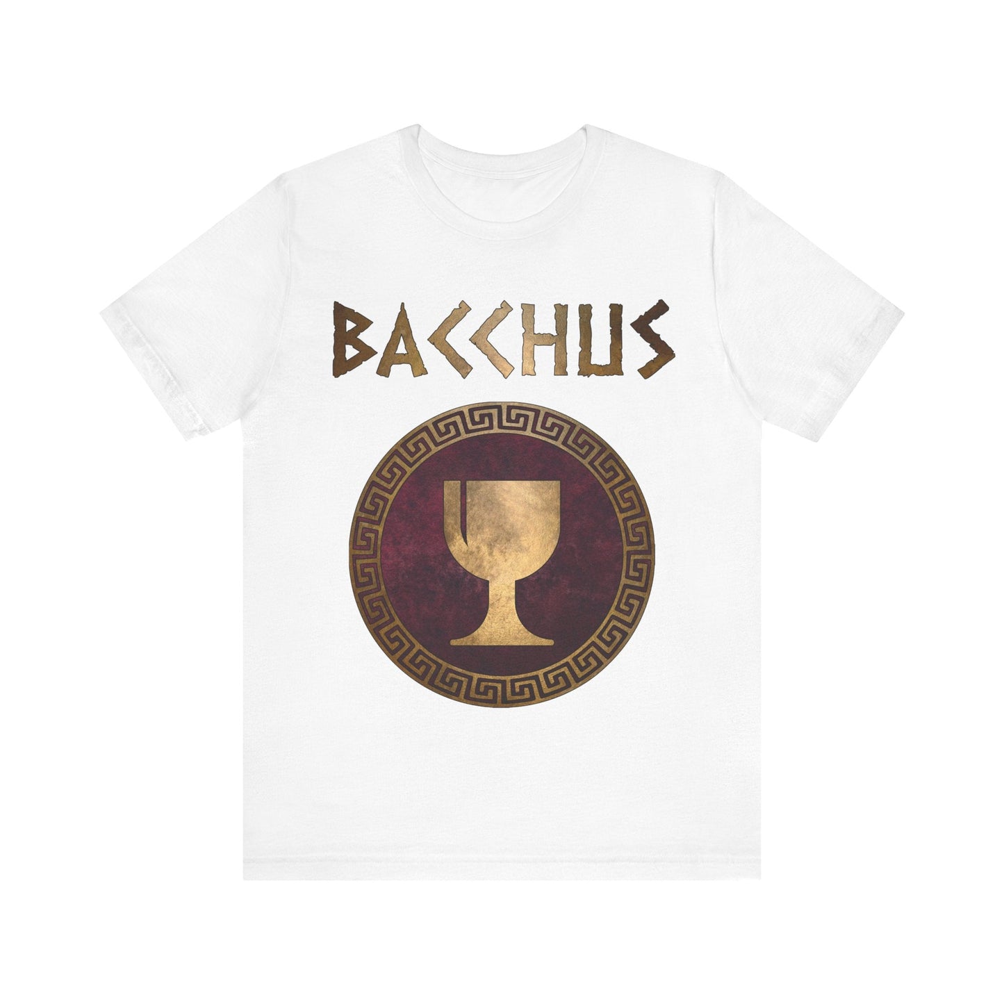 White / S Bacchus Roman God of Wine and Festivals T-Shirt