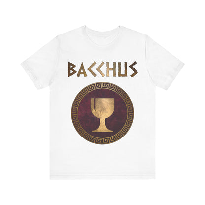White / S Bacchus Roman God of Wine and Festivals T-Shirt