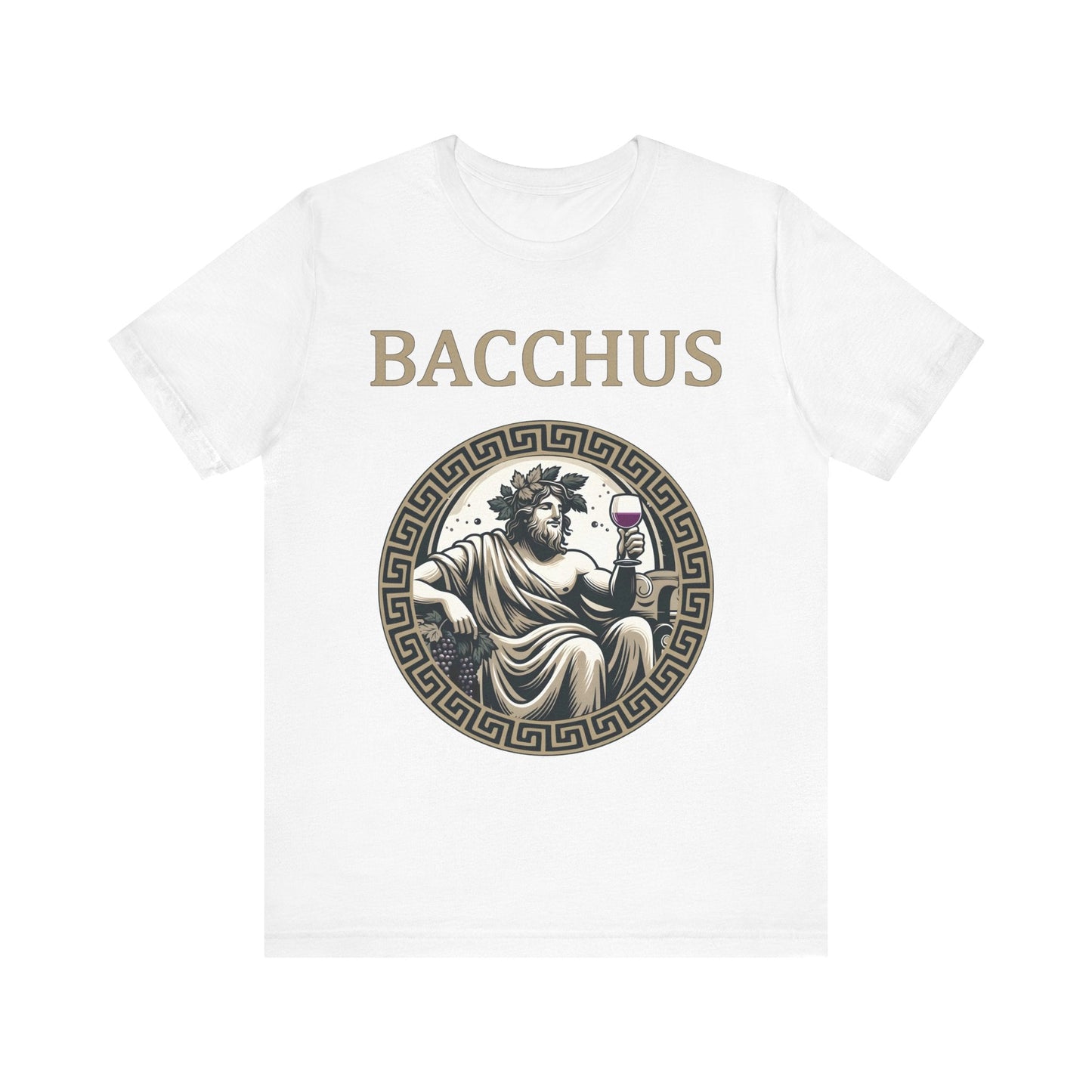 White / S Bacchus Roman God of Wine, Madness and Festivals T-Shirt