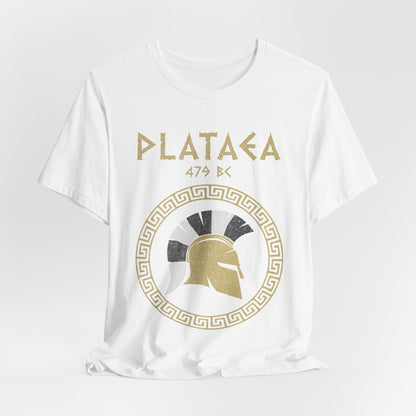 White / S Battle of Plataea - Greek Hoplite T-Shirt