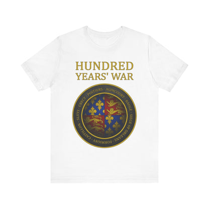 White / S Battles of the Hundred Years' War T-Shirt