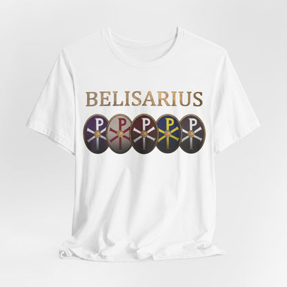 White / S Belisarius Byzantine General T-Shirt