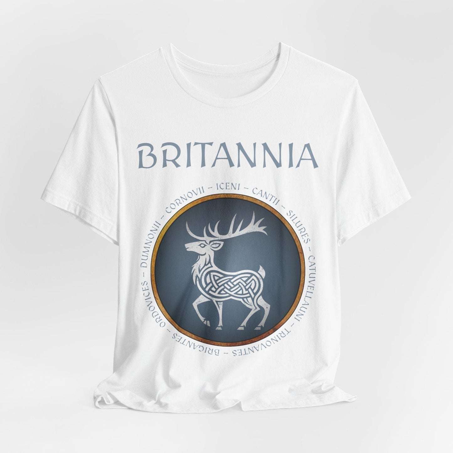 White / S Britannia Ancient Tribes T-Shirt